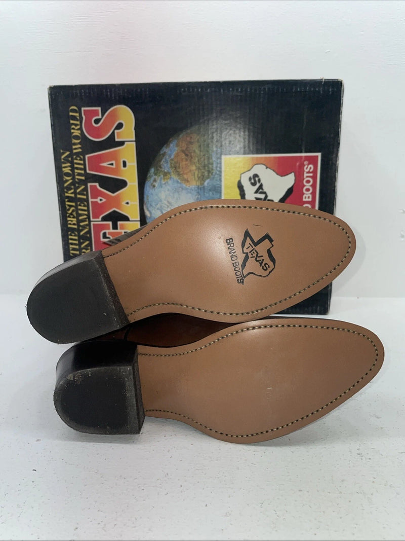New Women’s Brown Texas Brand Cowboy Boots. 5101 8 D. 15-18