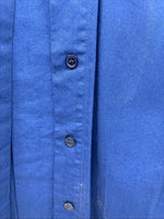 New Women’s Wrangler Blue Designed Long Sleeve Pearl Snap XL II-20