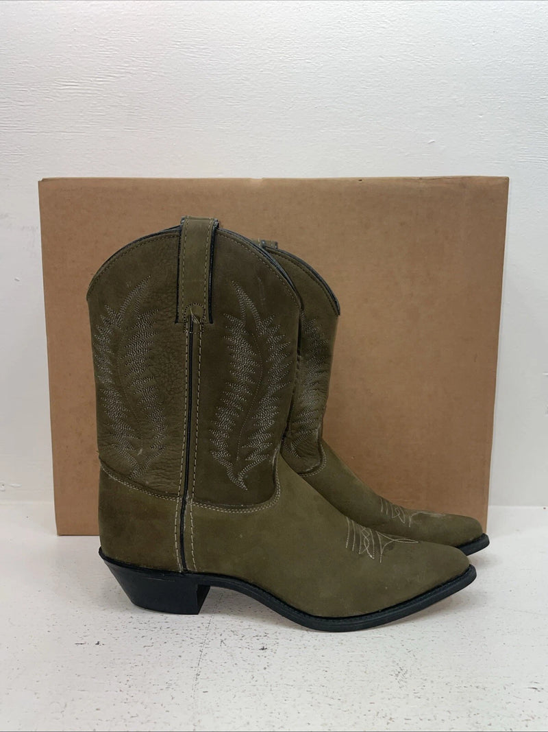New Women’s Green Texas Brand Cowboy Boots. L 9302 8.5 8 1/2 M. 15-35