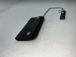 New Black Split Leather Chain Belt Wallet P-500