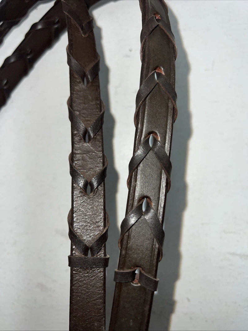 New Silver Fox Brown Pony Snaffle Bridle #20-8558-7 BB-15
