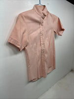New Women’s Regency4 Pink Short Sleeve Button Up Size 30 YY-8