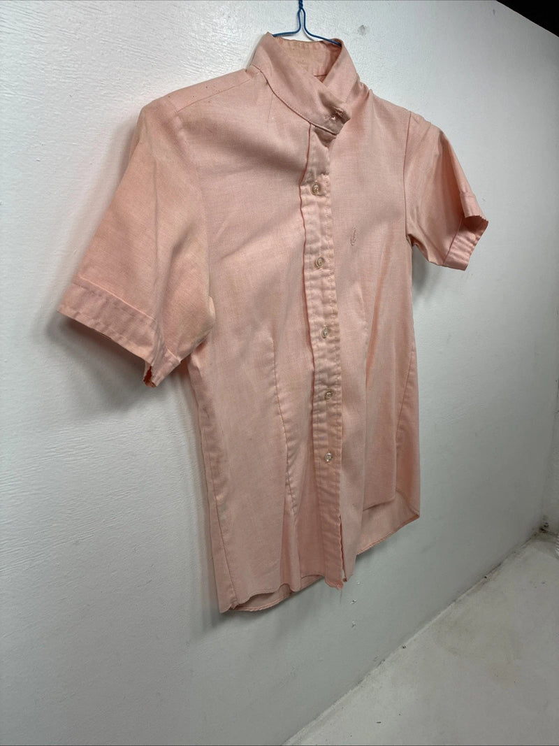 New Women’s Regency4 Pink Short Sleeve Button Up Size 30 YY-8