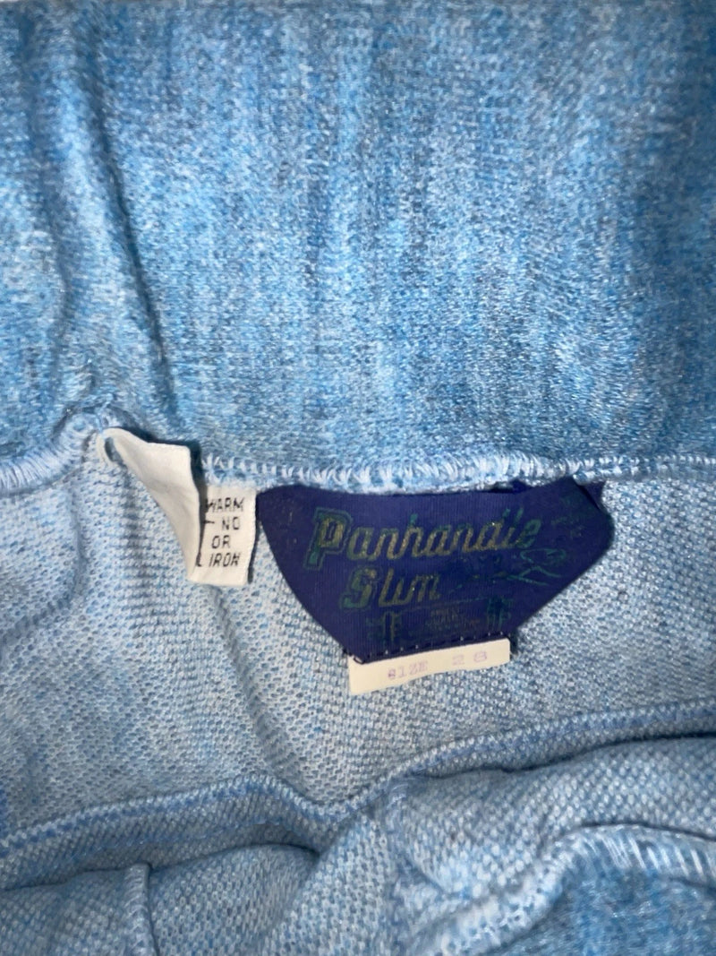New Vintage Blue Panhandle Slim Polyester Pants #74431 3A-63