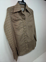 New Kids Dickson Jenkins Multicolor Plaid Long Sleeve Pearl Snap Large DD-105