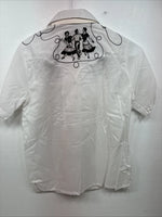 New Women’s Rockmount White Long Sleeve Pearl Snap Size 34 LL-20