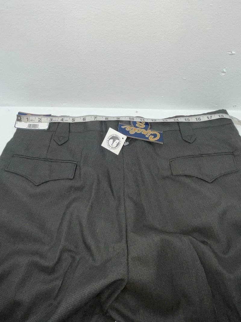 New Vintage Gray Circle S Polyester Pants #CP6740B0 3B-10