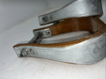 New Metal Bound Wood Stirrups #57-1334 FF-14