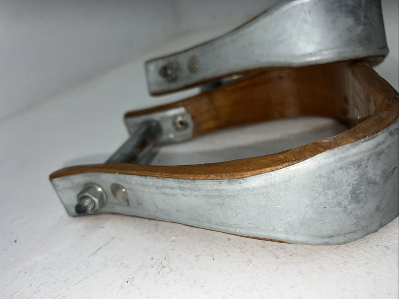 New Metal Bound Wood Stirrups #57-1334 FF-14