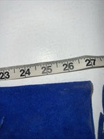 NOS Children’s  Blue Whitman Show Chaps With Fringe Adjustable Waist 35” L-29