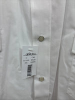New Men’s White Horse White Short Sleeve Pearl Snap 4XL E-101