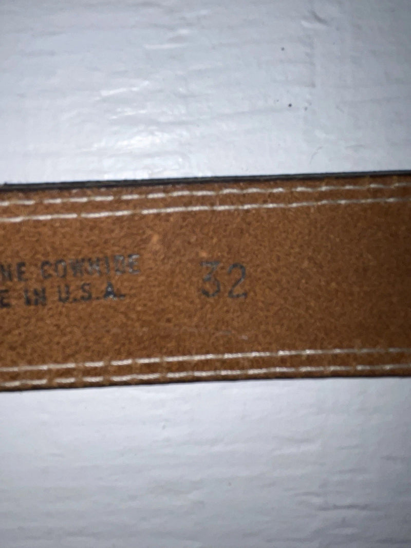 New Red Genuine Leather Wrangler 32” Belt #628004 Z-169