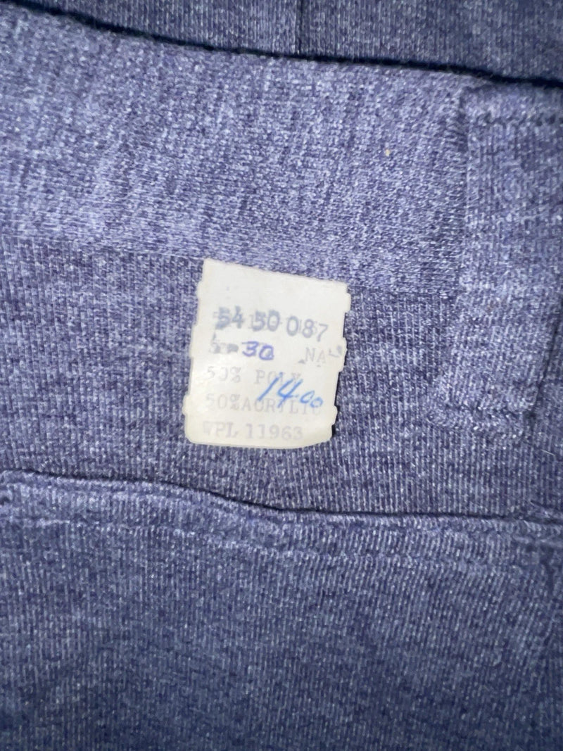 New Vintage Blue Polyester Pants #5450087 VV-115