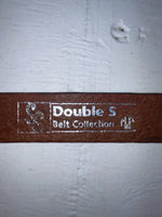 New Brown Genuine Leather Double S Tooled Fish 26” Belt #3012802 JJ-145