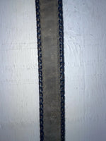 New Blue Genuine Leather Nocona Weaved 28” Belt #B456 NN-71