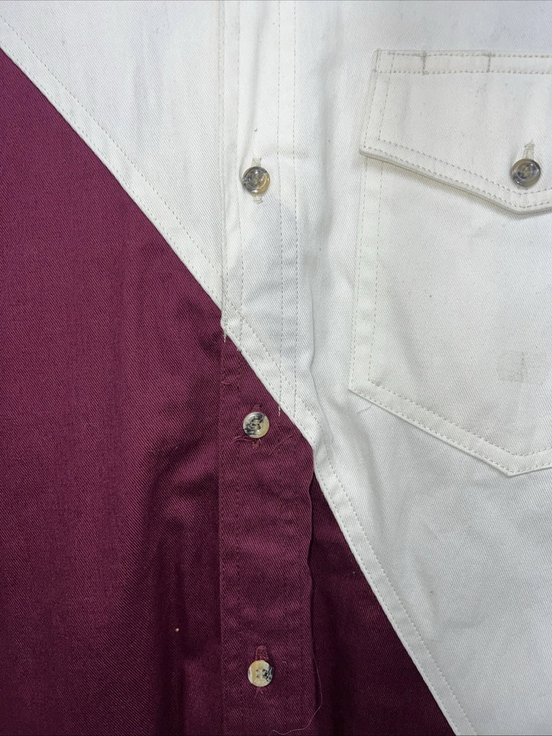 New Men’s San Angelo Collection Multi Color Long Sleeve Button Up Small A-196