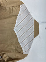 New Women’s Mustang Brown Designed Long Sleeve Pearl Snap Size 16 TT-89