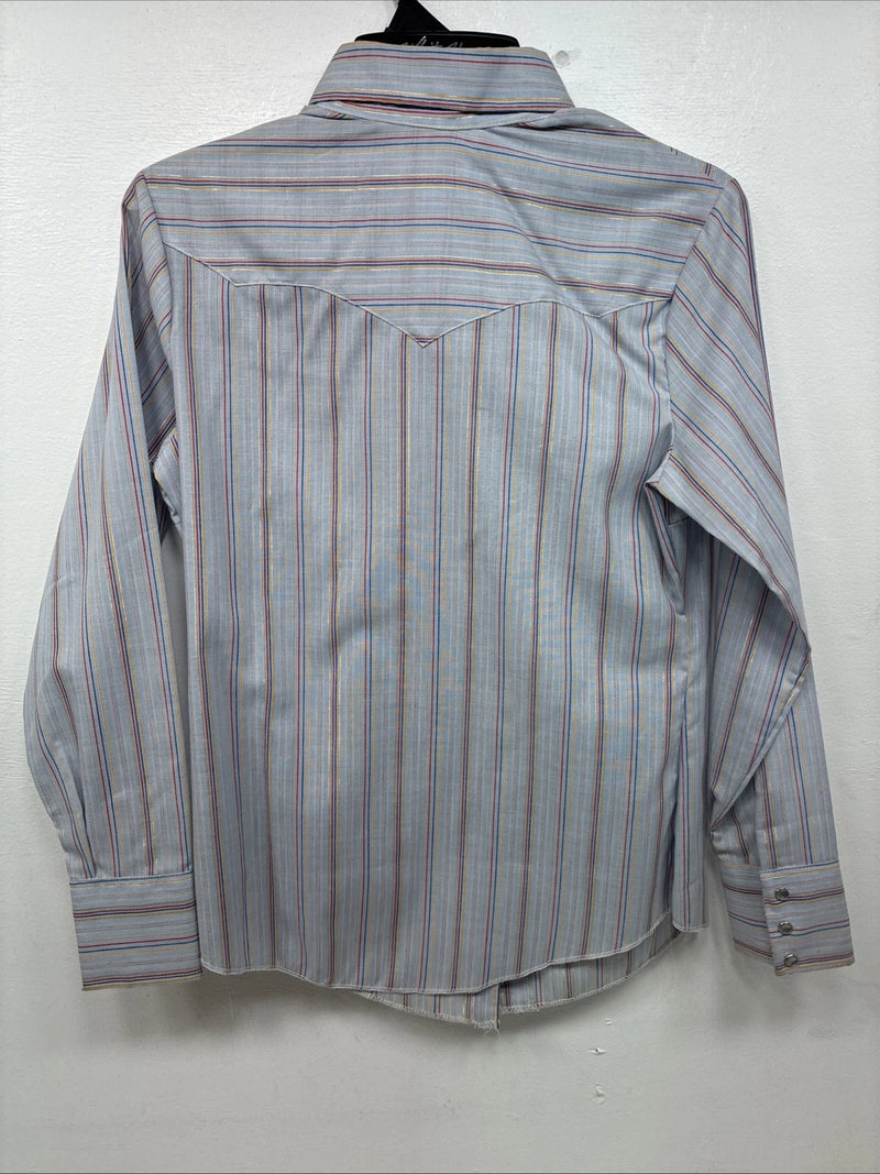 New Women’s Dickson Jenkins Multicolor Long Sleeve Pearl Snap Size 34 KK-100