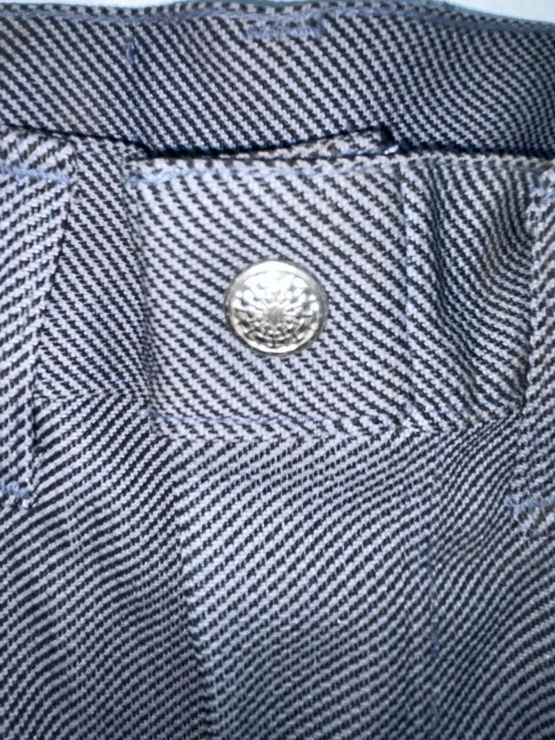 New Vintage Black Speckled Miller Polyester Pants #2624 VV-52