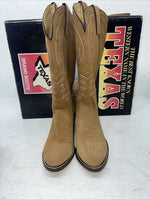 New Women’s Brown Texas Brand Cowboy Boots. 4906 7.5 7 1/2 M. 17-61