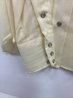 New Women’s Panhandle Slim Yellow Long Sleeve Pearl Snap Size 8 KK-63 