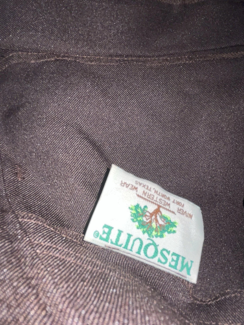 New Vintage Brown Mesquite Polyester Pants #5506 ZZ-15