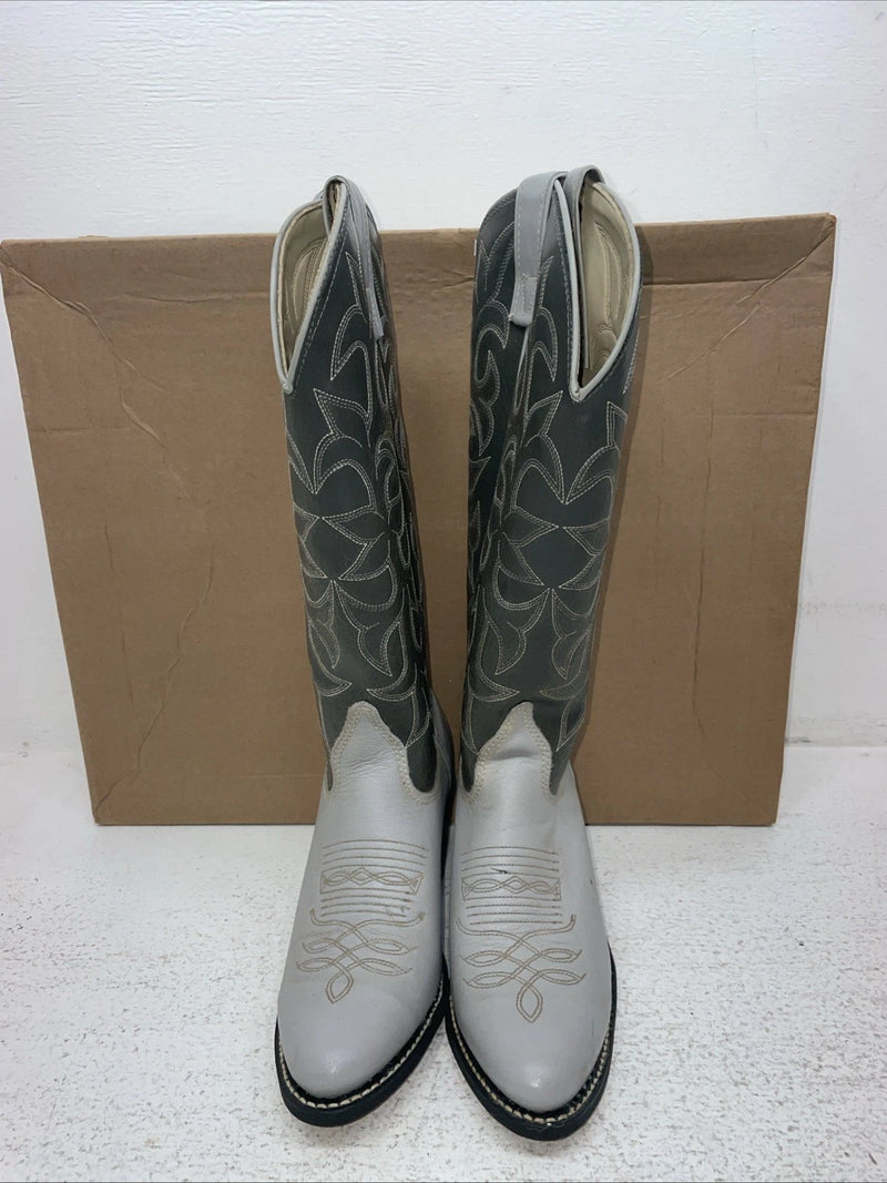 New Women’s Gray Kenny Roger’s Cowboy Boots. 40702 5 M. 3-55