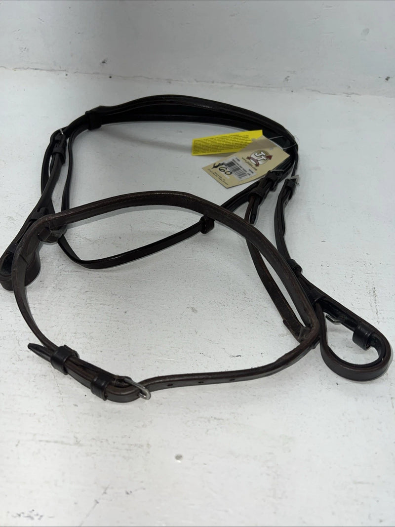 New Tough 1 EQUIROYAL Brown Cob English Bridle #21-9555 BB-38