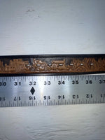 New Brown Genuine Leather Chambers Tooled 34” Belt #WS688 Z-112
