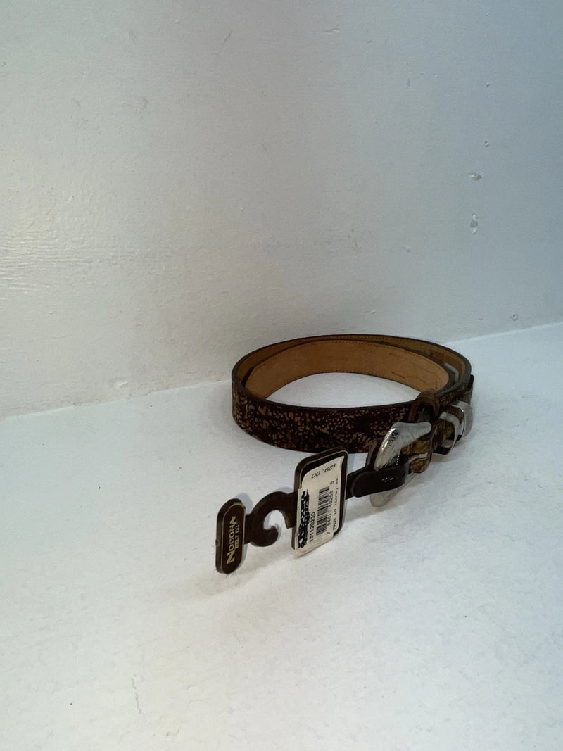 New Brown Genuine Leather Nocona 30” Belt #151120230 Z-56