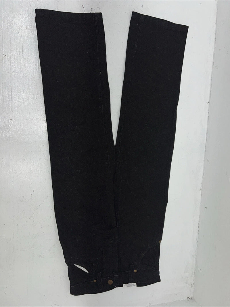 New Boys Black Wrangler Pro Rodeo Cowboy Cut Denim Jeans. 10/25 Regular C-24