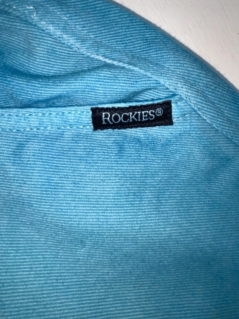 New Vintage Blue Rockies Polyester Pants #269118 VV-19