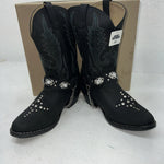 New Women’s Black Smoky Mountain Cowboy Boots. 3283 Y 5.5 5 1/2. 20-25