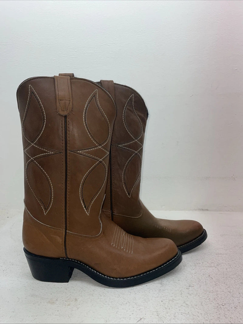 New Men’s Brown Acme Cowboy Boots. 718333 8.5 8 1/2 B. 4-107