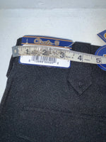New Vintage Black Circle S Polyester Pants #CP4793 OO-100