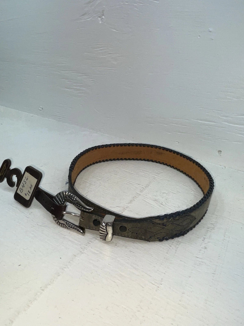 New Blue Genuine Leather Nocona Weaved 28” Belt #B456 NN-71