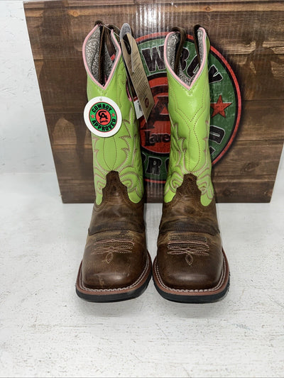 New Women’s Green Laredo Cowboy Boots. 5606 7.5 7 1/2 M. 17-43