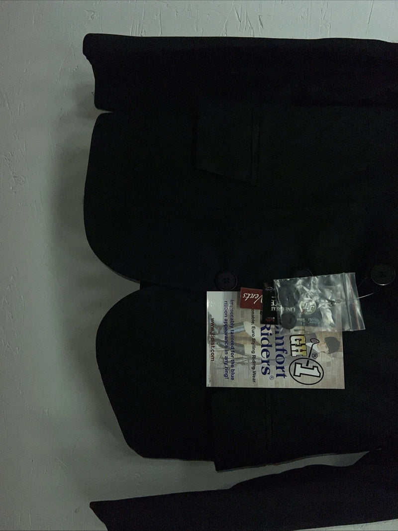 New Children’s Comfort Riders Black Riding Coat 8 #23-31001 LL-603