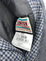 New Men’s Pioneer Wear Blue Plaid Suit Jacket 42L #12504 X-602 