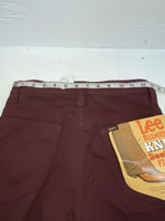New Vintage Red Lee Polyester Pants #2004061 3A-85