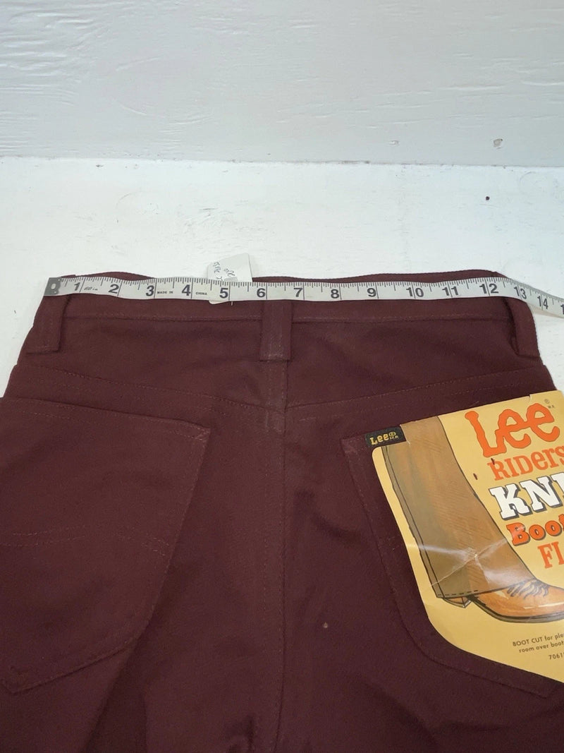 New Vintage Red Lee Polyester Pants #2004061 3A-85