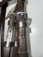 New Silver Fox Brown Cob Snaffle Bridle #20-1135-7-0 BB-16