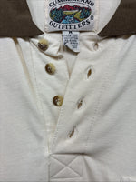New Men’s Cumberland Brown Western Design Short Sleeve Polo Medium K-50