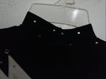 New Womens 1849 Authentic Ranchwear Black Red Long sleeve Show Shirt Large QQ-12