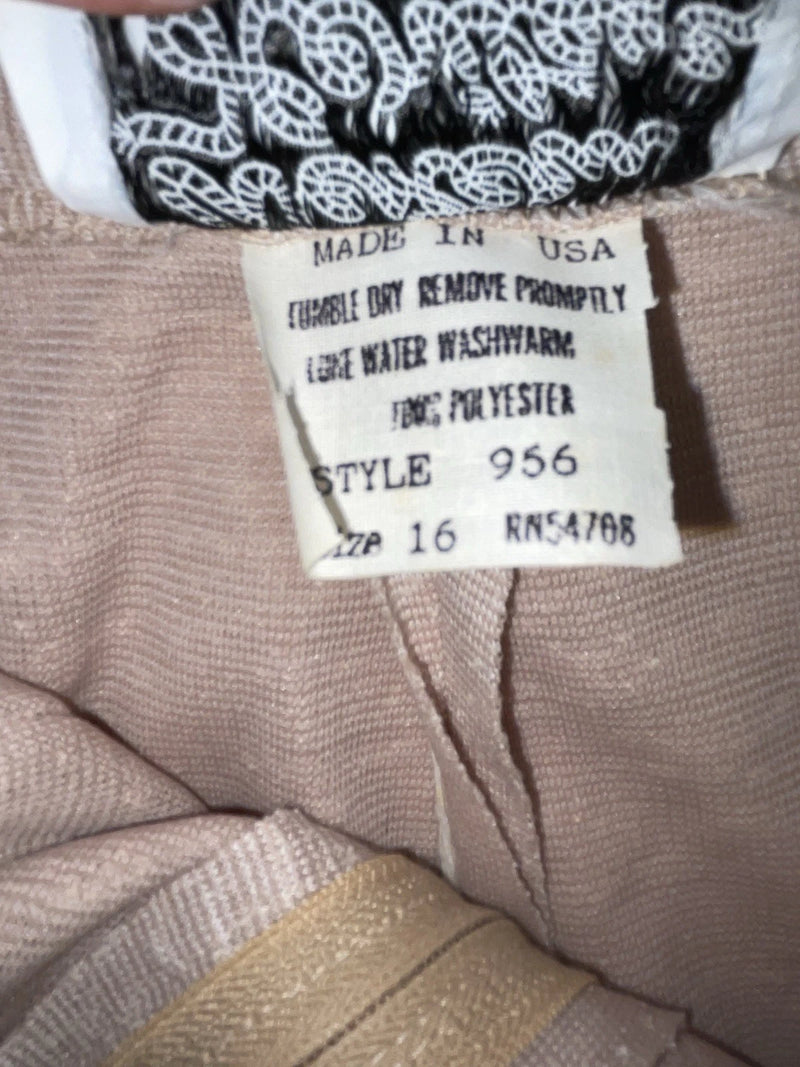 New Vintage Tan Western Heritage Polyester Pants #956 XX-9
