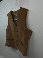New Women’s Pioneer Wear Brown Velvet Vest 42 UU-34