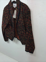 New Women’s Red Aztec Crazy Cowgirl Cover Jacket Large #ccJ-74 UU-21