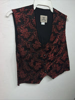 New Women’s 1849 Authentic Ranchwear Red Western Show Vest Medium WW-77