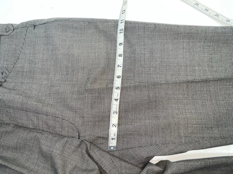 New Vintage Black Speckled Circle S Polyester Pants #CP6740 XX-113