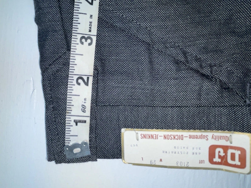 New Vintage Gray Dickson Jenkins Polyester Pants #2103 XX-61